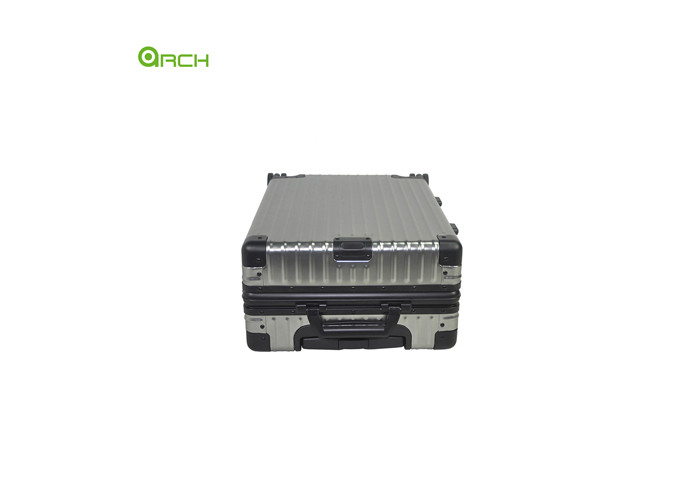 Waterproof Aluminum Hard Shell Luggage With Dual Spinner Wheels