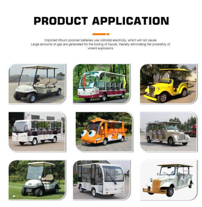 ISO Approved Ezgo Golf Cart Battery 48V 125AH For Yamaha Club Car 2