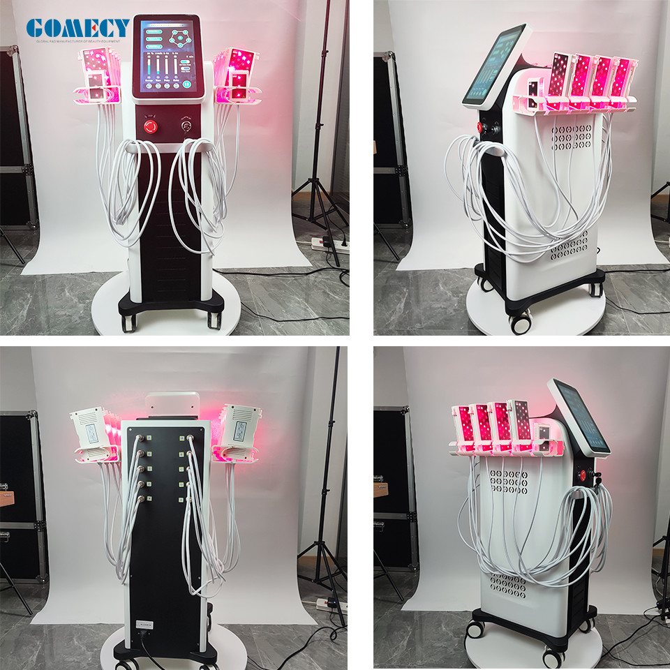 6d Lipo Laser Slimming Machine 980nm 635nm 650nm 780nm 810nm 940nm With 10pcs Pads