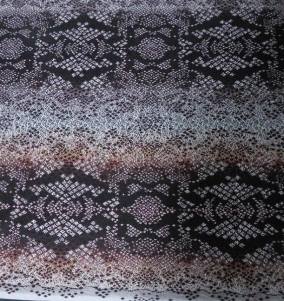 Quality Snakeskin Digital Printed Fabric for dress andladies garment for sale