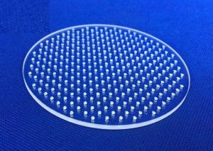 China Quartz Perforated Sieve Laser Dotting Perforated Quartz Glass wholesale