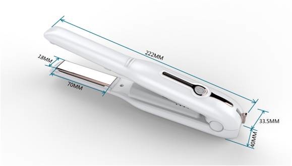 3D Floating Graphene Heating 25W 3.7V Rechargeable Hair Straightener