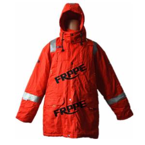 China Red Anti static FR Flame Resistant Winter Jackets With Reflective Tape wholesale