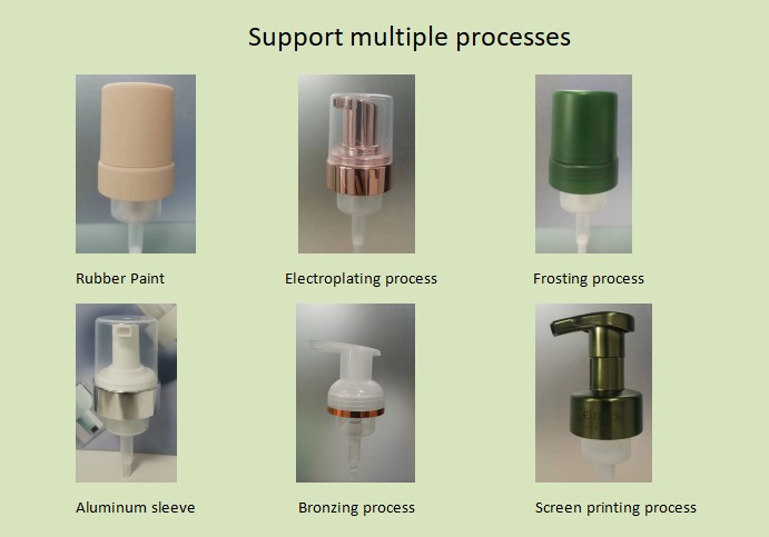 new product 30/410 neck size, Novel design plastic foam pump ,Compression-type closure