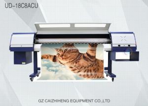 China High Speed Galaxy Eco Solvent Printers Doule 4 Color Aluminum Platform 18C8ACU wholesale