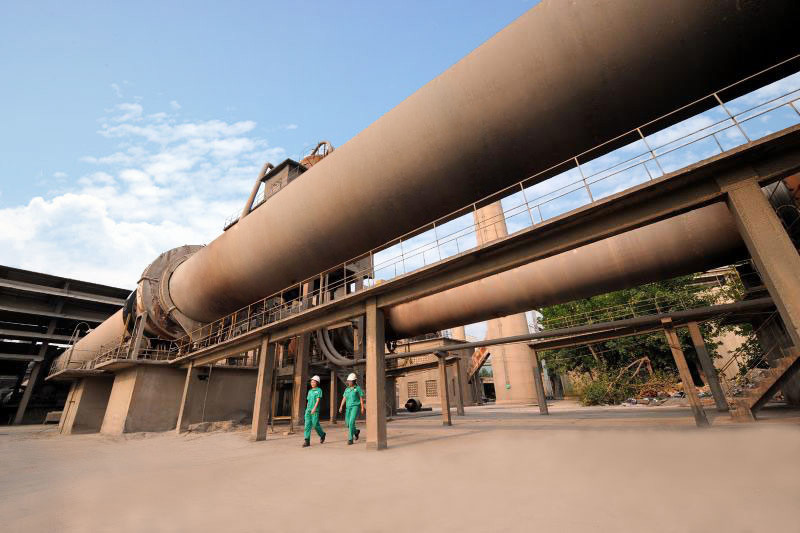 Dry Type Cement Manufacturing Plant Rotary Kilns ISO CE Certificated