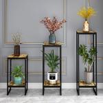 Ulti Layer 800mm Height 40mm Width Flower Display Rack Golden Iron uUed Grocery