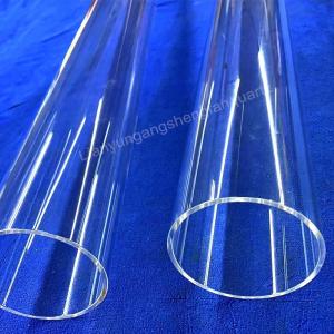China Factory Custom High Temperature Resistant Large Diameter Quartz Tube wholesale