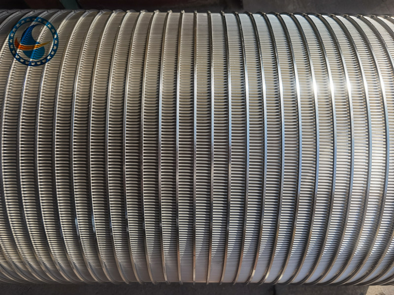 Vee Shaped Rotary Drum Wedge Wire Screen Pipe 904l Cylindrical