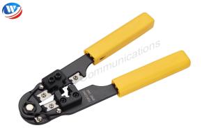 China Yellow Ethernet Cable Crimping Tool Stainless Steel OEM wholesale