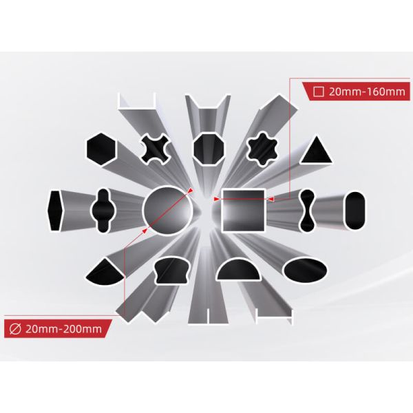Single Chuck Tube Laser Cutting Machine with 1000W-3000W Laser and Swing Function for High Precision Tube Processing