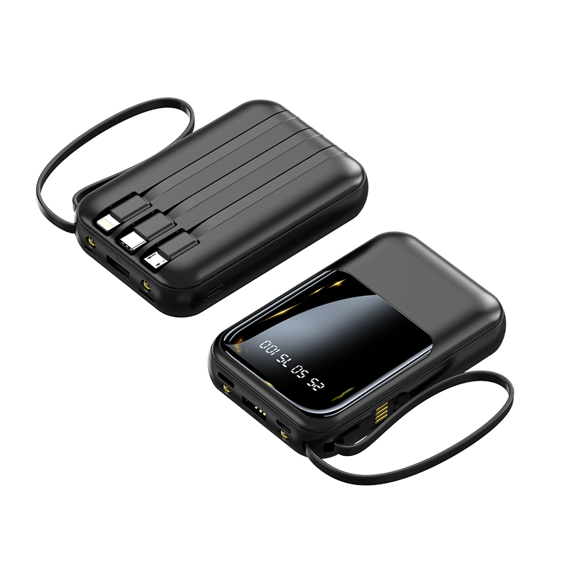 Mini Power Bank 5V2A Phone Charger with 10000mah Capacity and Ultra Thin Design