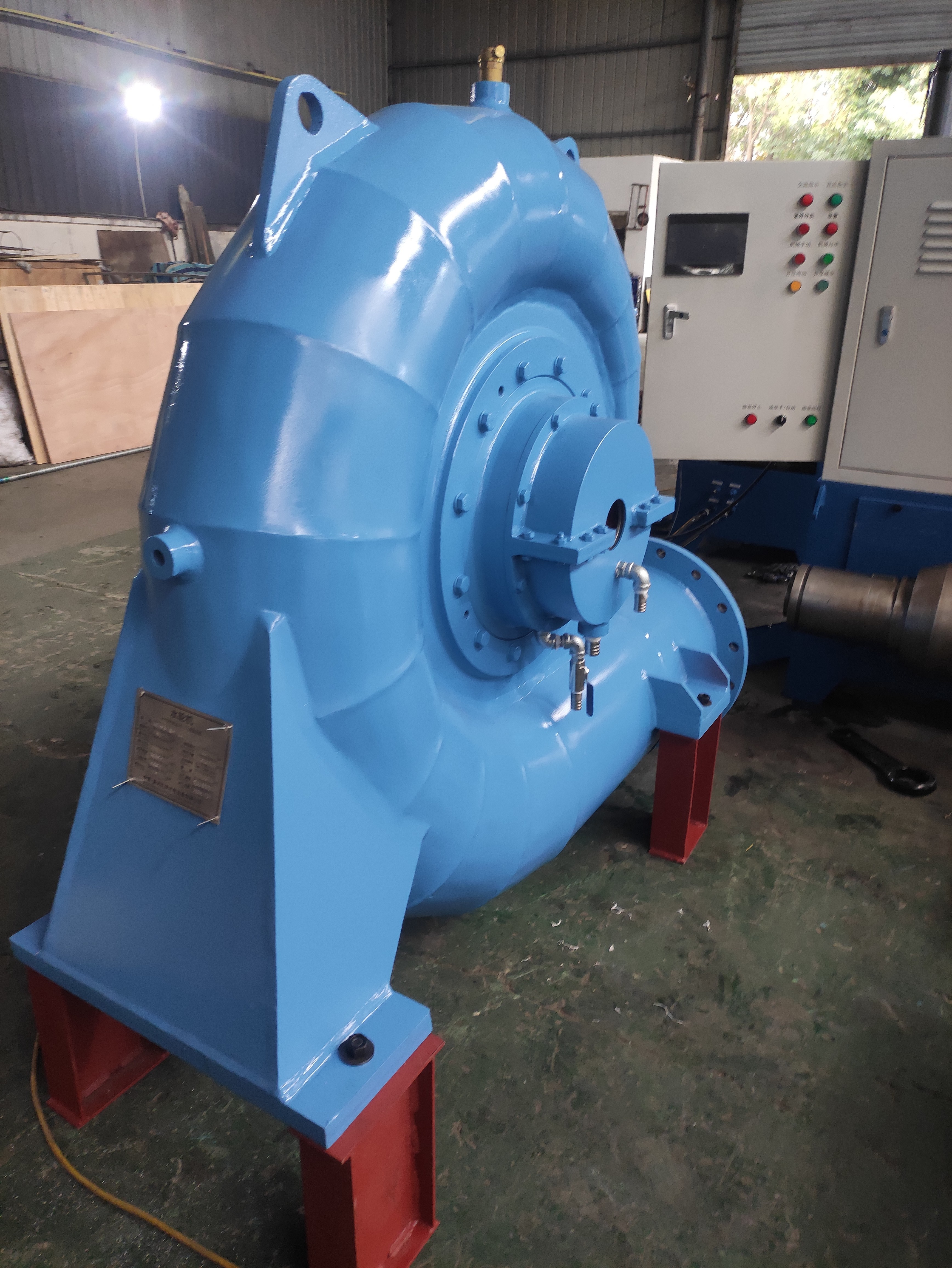 Power Plant Water Cooling Francis Hydro Turbine Generator With Francis Design