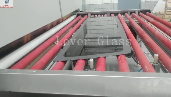Automotive Rear Glass Toughening Furnace , Glass Tempering Furnace With Moulds