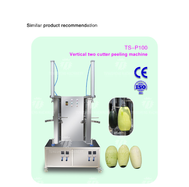 1.0KW 90KG Small pumpkin peeler commercial white gourd pineapple single head peeler large automatic peeler to peel
