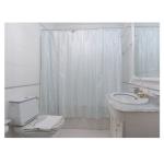 Water Repellent PEVA Plastic Shower Curtains Anti Bacteria With Magnets