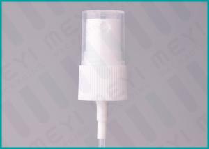 China White Ribbed 20/410 Fine Mist Sprayer / Non Spill Perfume Spray Pump For Toner wholesale