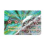 Custom Logo Making Hologram Sticker Labels Cardboard Hot Stamping
