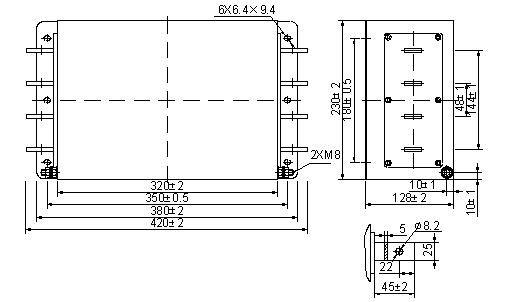 480v 3 Phase Ac Emi Filter