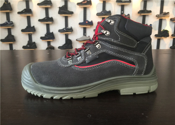 Rubber Outsole Steel Toe Cap Safety Shoes Cushioning Comfort Insoles