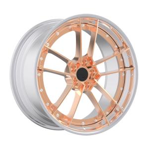 China Custom designed Two pieces forged wheels 18 19 20 21 22 23 24 inch alloy car rim custom alloy car wheels wholesale