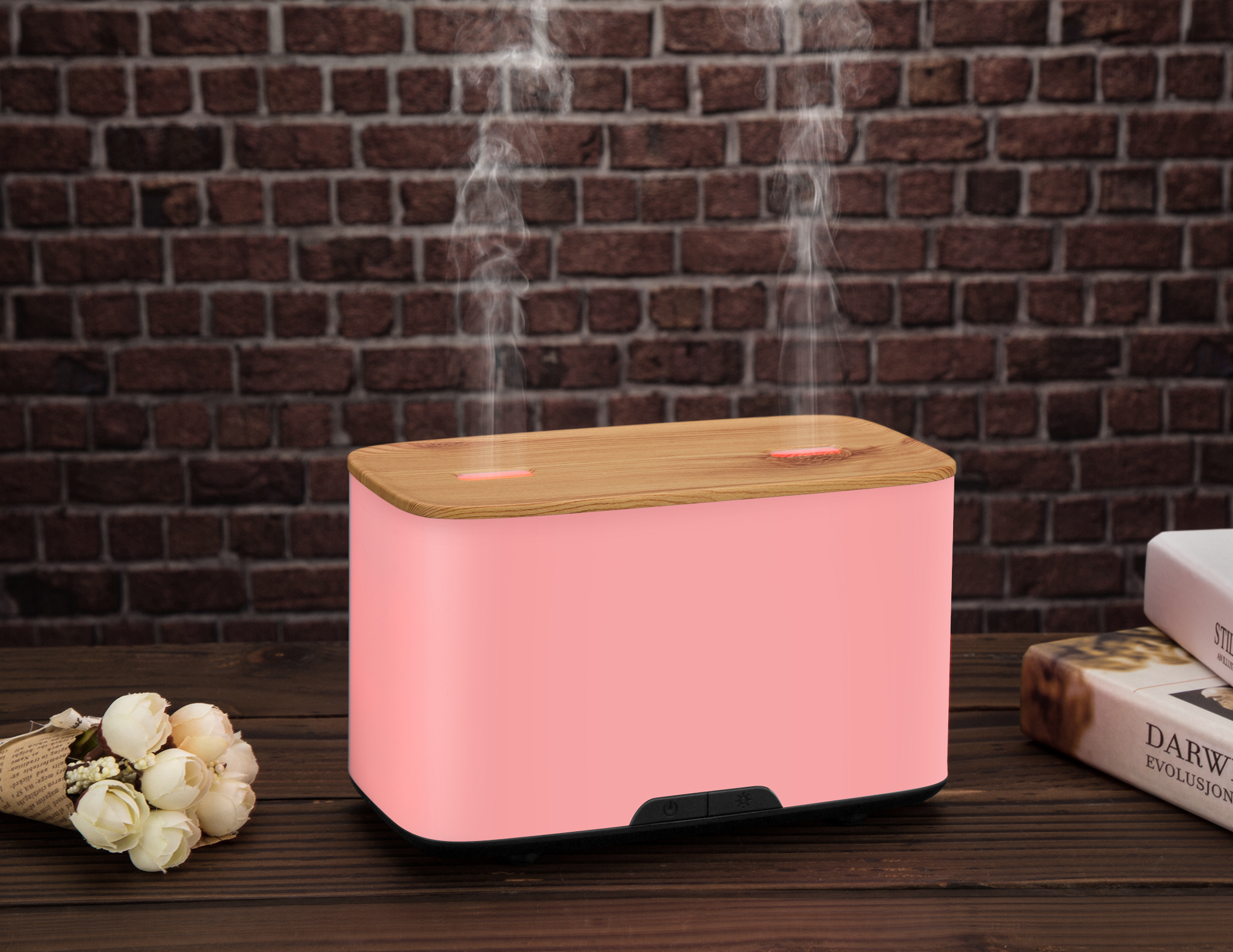 Marble Grain Double Nozzle Essential Oil Aroma Diffuser