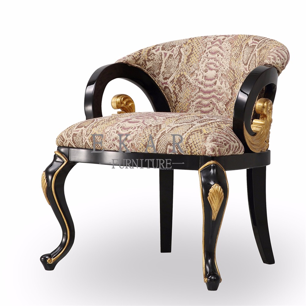 High Quality Royal Wooden Arm Antique Leisure Chair FLN-M-XY201