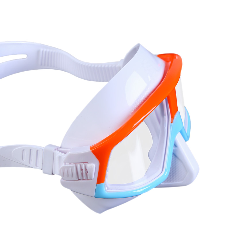 Resin Lens Silicone Scuba Diving Defogging Snorkel Mask Lightweight For Adults