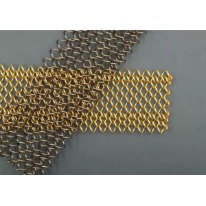 China Red Copper Decorative Metal Hanging Curtains wholesale