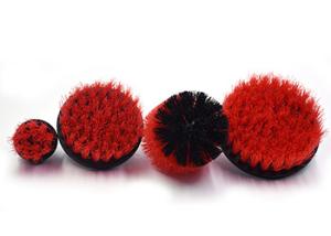 China Bathroom Drill Scrub Brush / Power Cleaning Nylon Drill Brush High Efficiency wholesale