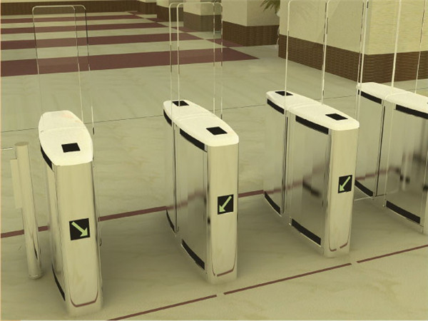 Card Reader Safety Security Turnstile Gate , 316 Stainless Steel Speed Gate Turnstile