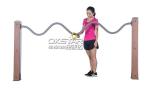 wood outdoor fitness equipment for elderly for old people