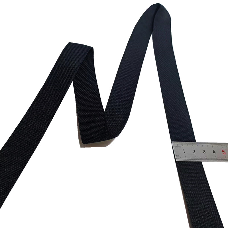Recycled Flat 25mm Polyester Webbing Strap Non Elastic High Tenacity
