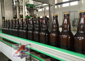 China Automatic Capping 100KVA Glass Bottle Filling Machine For Liquid Drinks wholesale