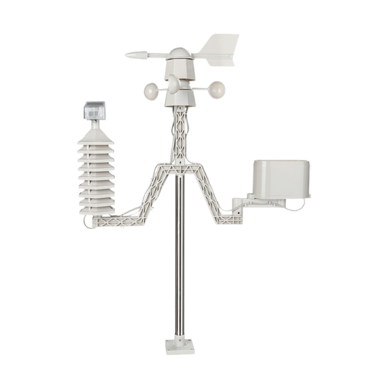 Solar Weather Station With Rain Wind Direction And Thermometer Customized Support