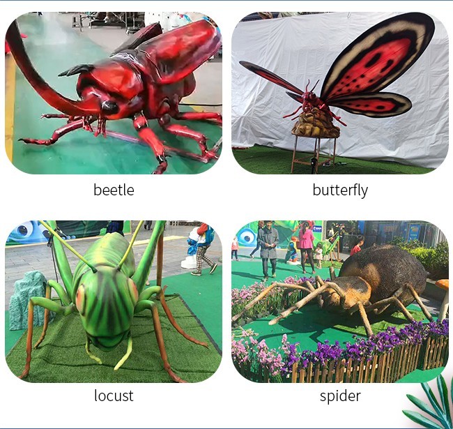 Mechanical Animated Animatronic Insect Model Hissing Cockroach Cicada