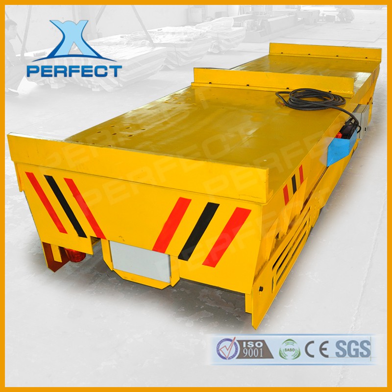 flat transport carriage on railways 