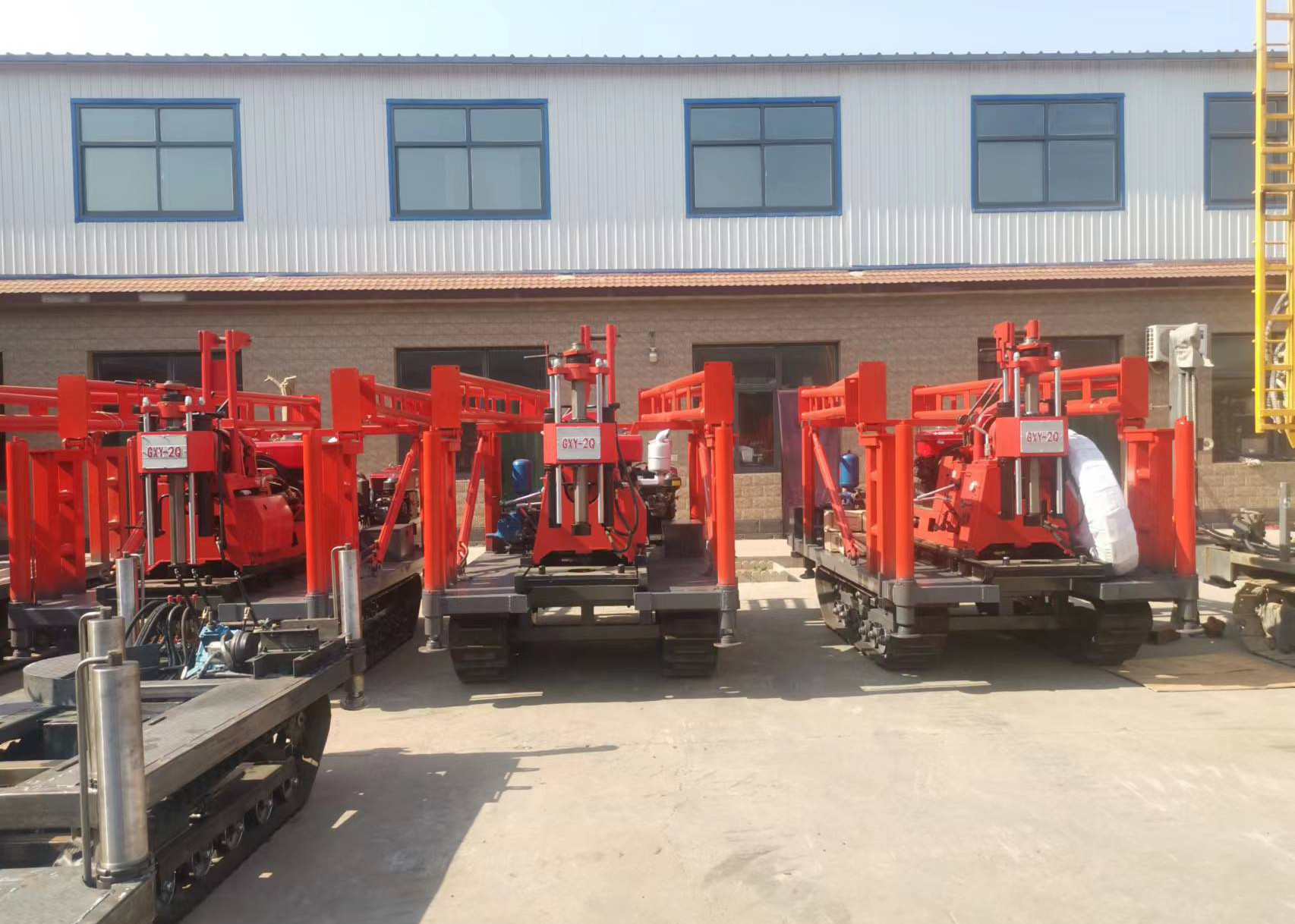 Portable Trailer Mounted Drilling Rigs Auto Borewell Soil Testing One Hundred Meters