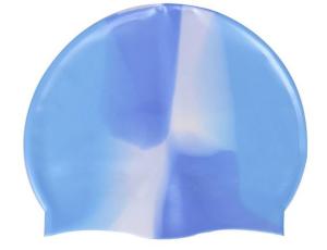 China Unisex Waterproof Silicone Swim Cap Durable Swimming Head Cap wholesale
