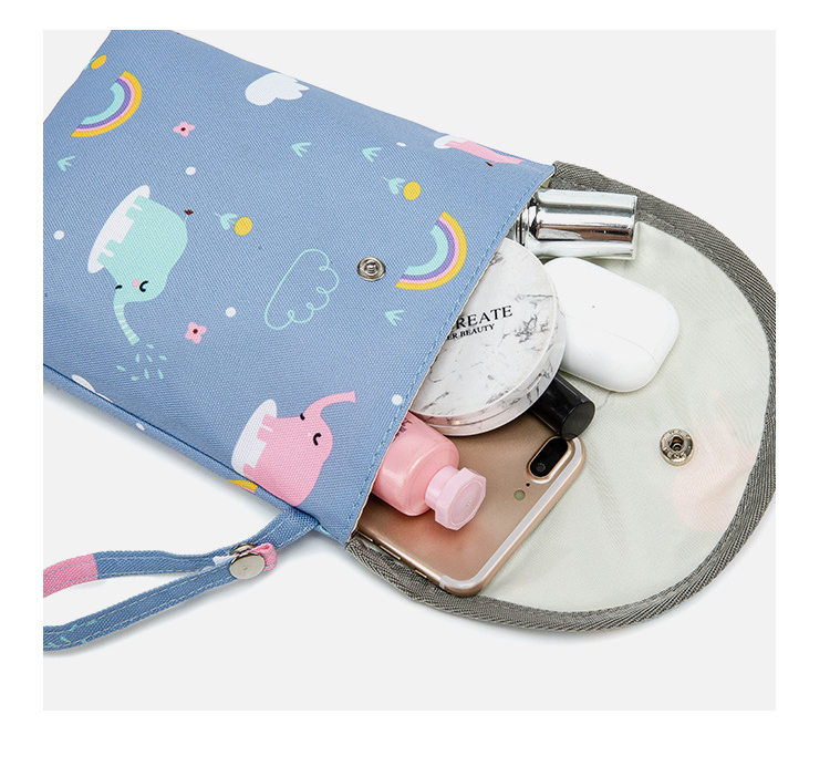 Wholesale Infant Cloth Toilet Diaper Bag Mini Waterproof Wet Dry Package for Baby Nappy Pouch Reusable Bag