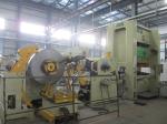 Punch CNC Metal Coil Leveling Feeder Decoiler Straightener Vertical Unwinding
