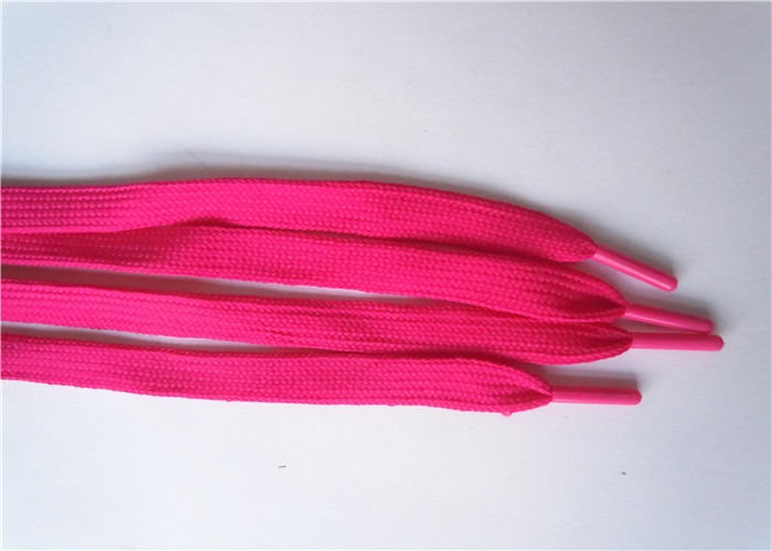 3m Metal tip flat shoe laces aglets colored custom running shoe laces