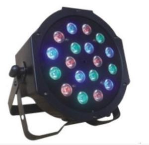 China 54W Stage Light, Plastic Housing,RGB ,18*3W Flat Spot Light,DMX Flat Stage Light wholesale