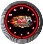 AC110v Round Neon Led Clock