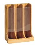 newest bamboo k cup dispenser coffee pod storage drawer