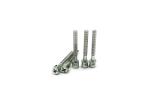 Galvanized Carbon Steel Machine Screws M3x25 Sandblasting Single Hole