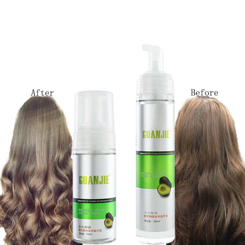 280ml Volume Hair Mousse For Curly Hair Men Strong Hold Rich Foam Private Label