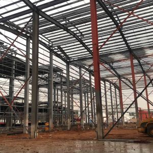 China Prefabricated Easy Assemble 70m By 20m By 5m Steel Shed Workshop wholesale