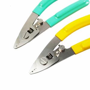 China CFS-3 FTTH Tool fiber optic cable stripper Stainless Steel 3 Holes Miller Clamp wholesale