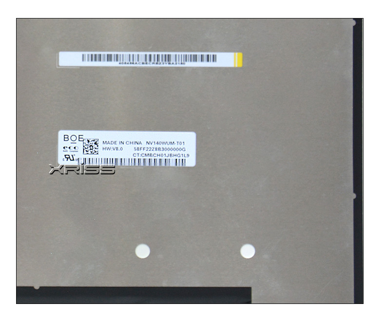 Laptop LCD On Cell Touch Screen NV140WUM-T01 1920x1200 PCBA Bent EDP 40 Pins